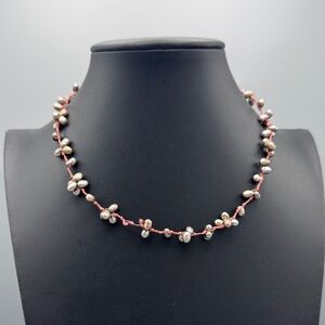 Genuine pearl necklace